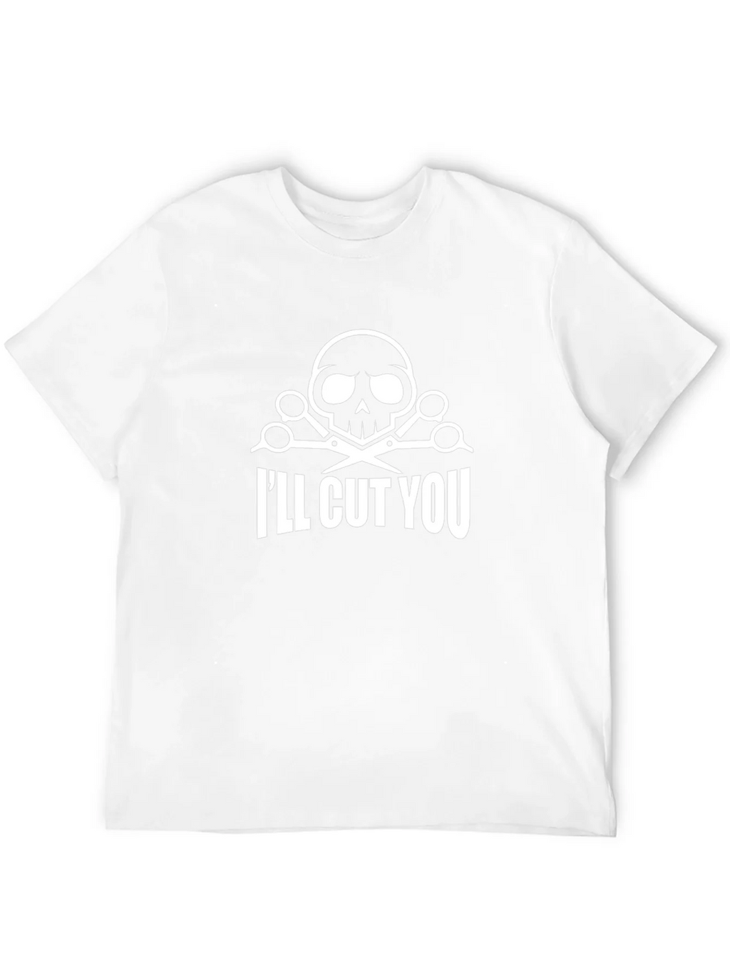 Skull & Scissors Graphic T-Shirt - Ill Cut You product image 10