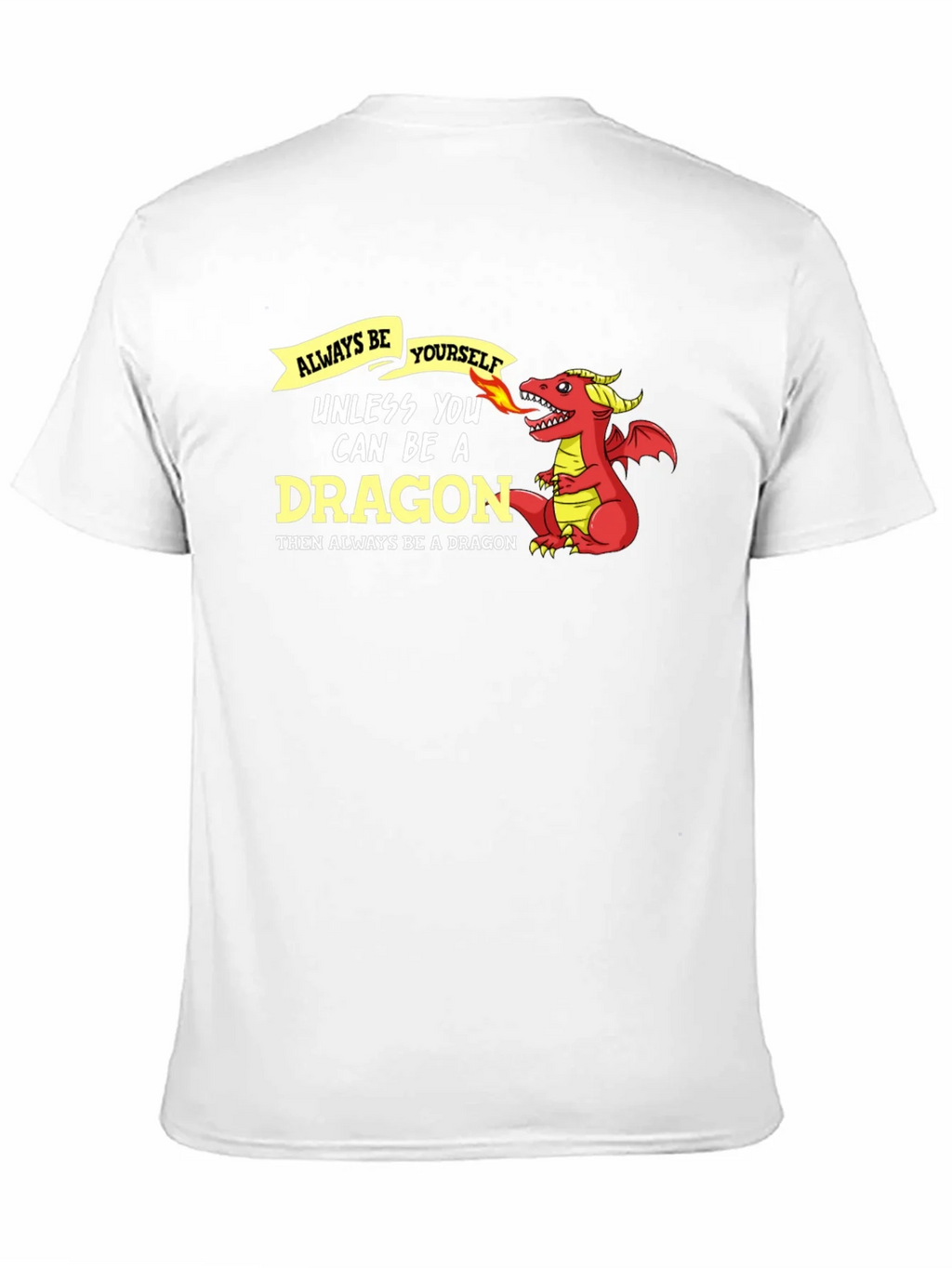 Always Be Yourself Dragon Graphic Tee - Black product image 2