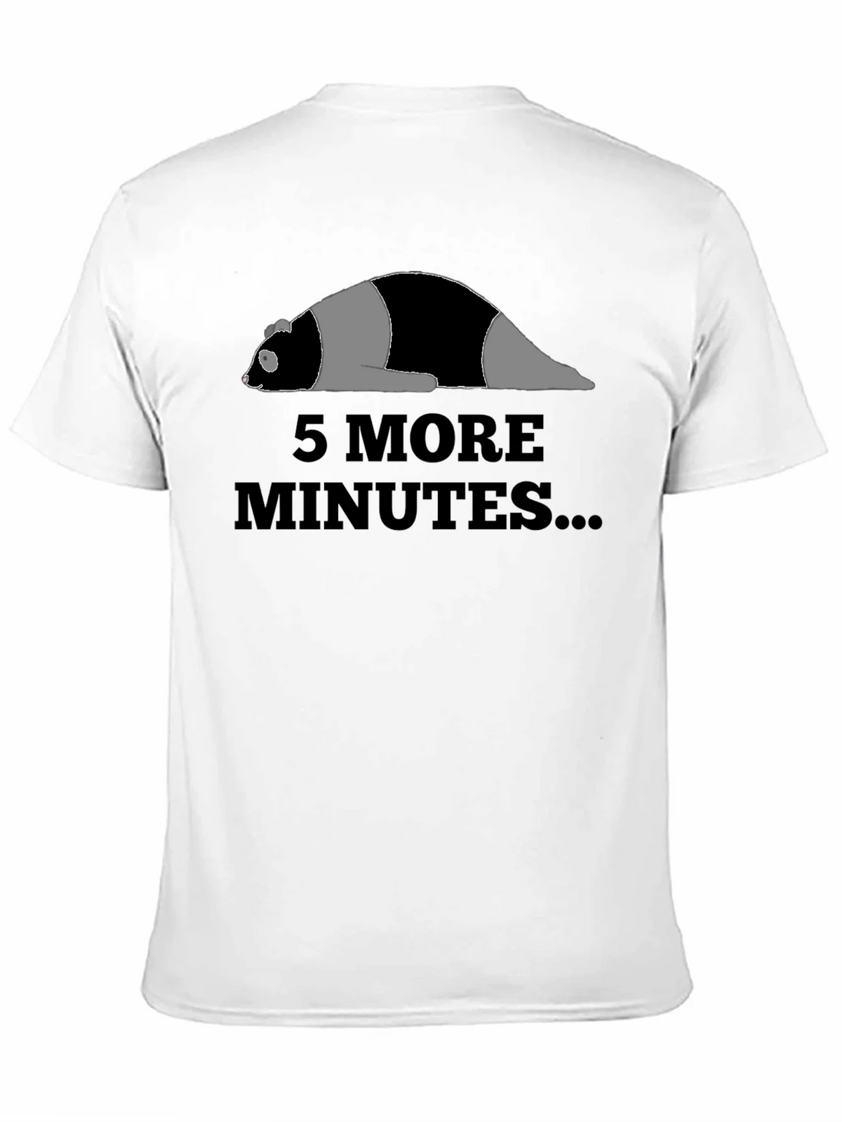 Funny Panda 5 More Minutes T-Shirt product image 3